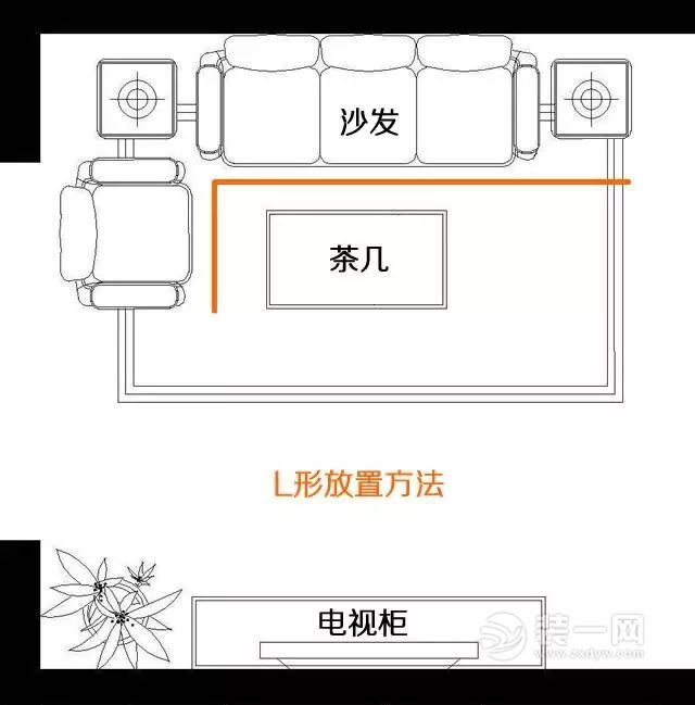 正方形客厅沙发布局图图片